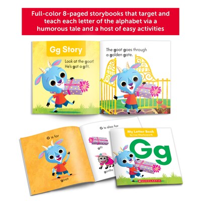 Scholastic Teaching Solutions Laugh A Lot Alphabet Boxed Set, 26/Set