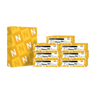 Astrobrights 65 lb. Cardstock Paper, 8.5 x 11, Solar Yellow, 2,000 Sheets/Carton (22731CT)