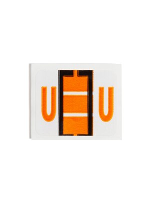 Smead BCCR Labels File Folder Label, U, Light Orange, 500 Labels/Pack (67091)