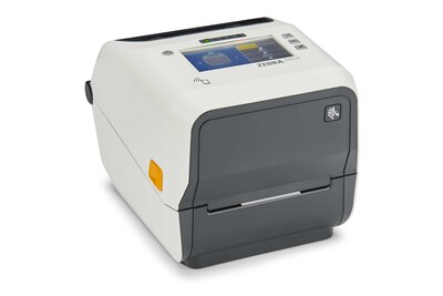 Zebra ZD621-HC Direct Thermal Label/Receipt Printer 4.09” Wide 203dpi, USB/Serial/Ethernet, White