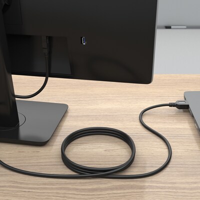 Staples TECH 6 ft. USB-A to USB-A Cable, Male to Male, Black (ST62439)
