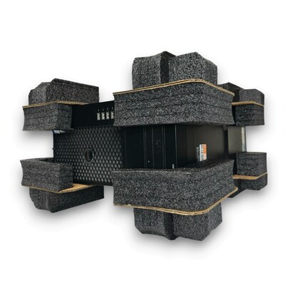 20.75" x 18.5" x 10.5" Heavy Duty Desktop Tower Shipping Box, 275# Mullen Rated, Double Wall, Brown (E05481)