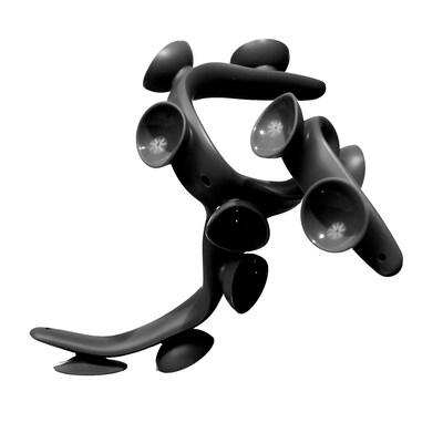 Tenikle Bendable Suction Cup Camera Mount & Holder, iPhone & Android Compatible, Black (TPRO-01-BLK)