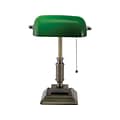 V-Light LED Desk Lamp, 14.75H, Green Antique Bronze (9VS688029AB)