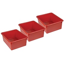 Romanoff Stowaway Plastic 5 Letter Box, Red, Pack of 3 (ROM16102-3)