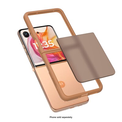 SaharaCase Venture Series Phone Case for Motorola Razr Ultra, Shock Absorbing, Sand Orange (CP00852)