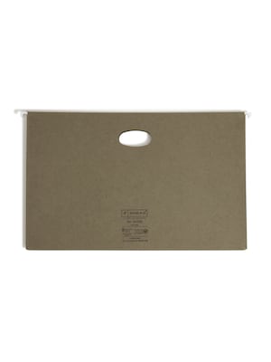 Smead Recycled Hanging File Pocket, 3 1/2 Expansion, Legal Size, Standard Green, 10/Box (64326)