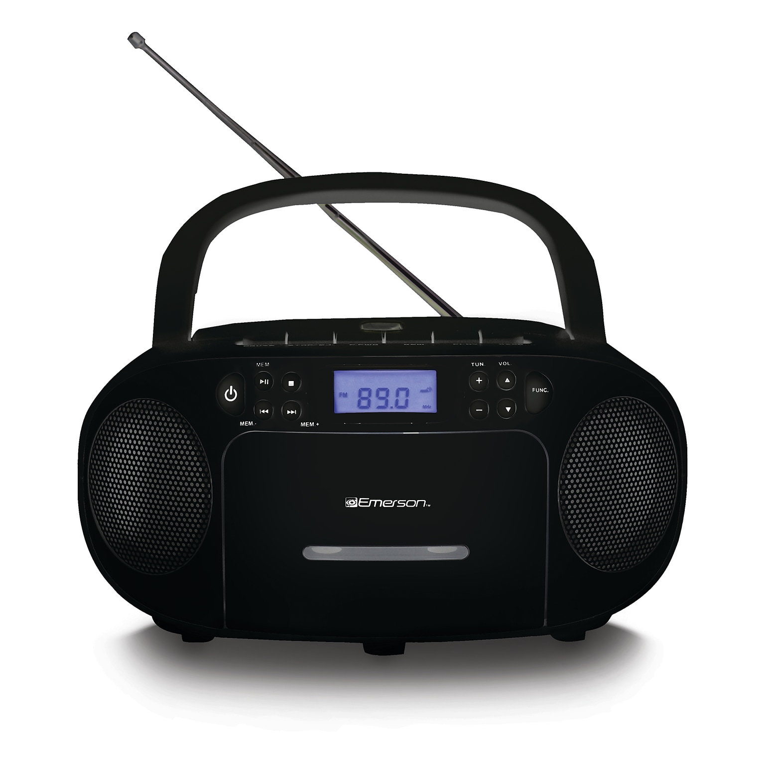 Emerson EPB-3003 Portable CD/Cassette Player Boombox, Black (EPB-3003 BLACK)