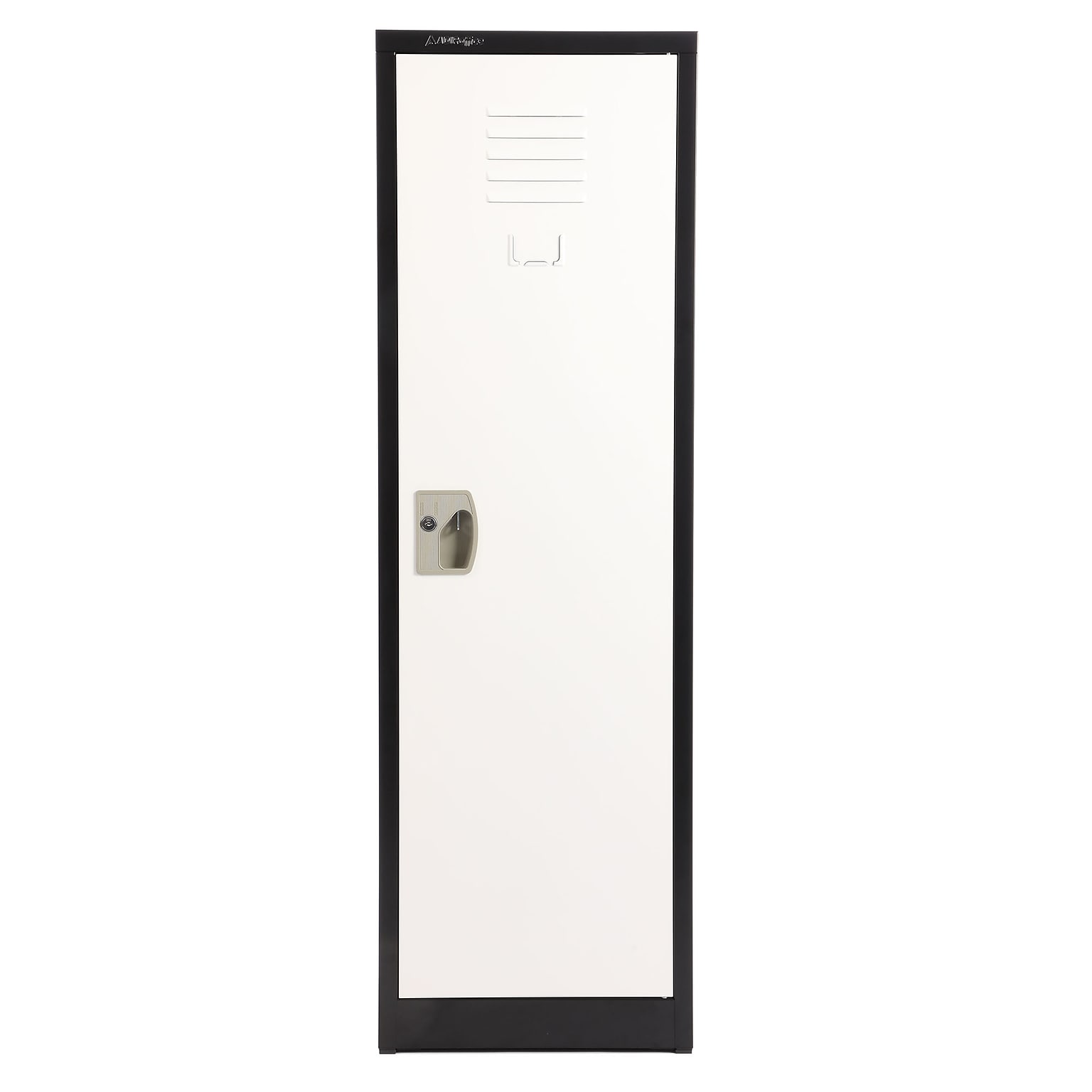 AdirOffice 48 Single Tier Black and White Storage Locker (ADI629-01-B-W)
