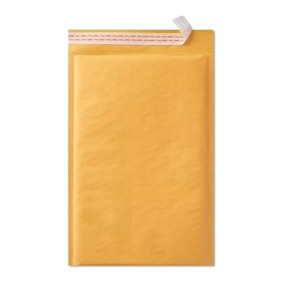 Quill Brand® 10.25 x 13.5 Self-Sealing Bubble Mailer, #4, 25/Carton (ST56648B)