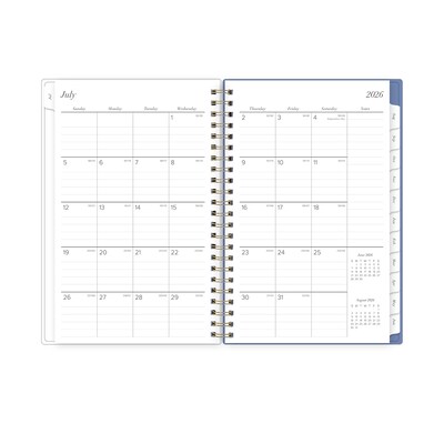 2026-2027 Blue Sky Elenora 5" x 8" Academic Year Weekly & Monthly Planner, Plastic Cover (157563)