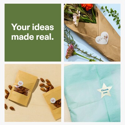 Avery Star Laser/Inkjet Multipurpose Labels, 2-1/4" x 2-3/8", Off-White (480/Box)