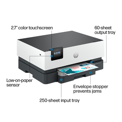 HP OfficeJet Pro 9110b Wireless Color Inkjet Printer, Single-Function, Print (5A0S1A#B1H)