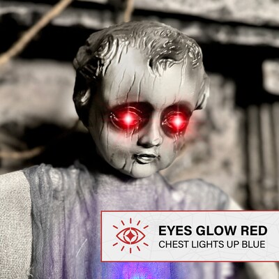 Haunted Hill Farm Animatronic Haunted Angel (HHANGEL-1HLSA)