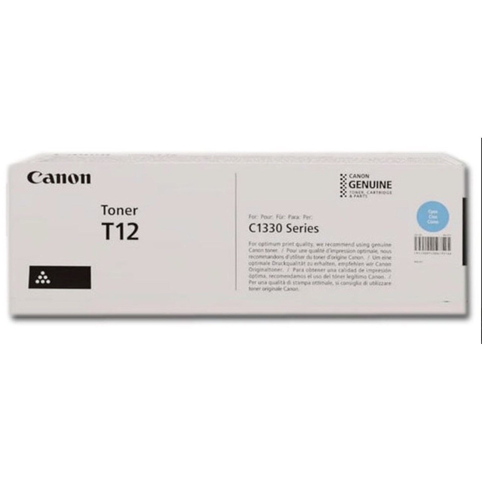 Canon T12 Cyan Standard Yield Toner Cartridge (5097C005AA)