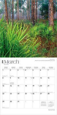 2026 BrownTrout National Parks 12" x 12" Monthly Wall Calendar (9798330704804)