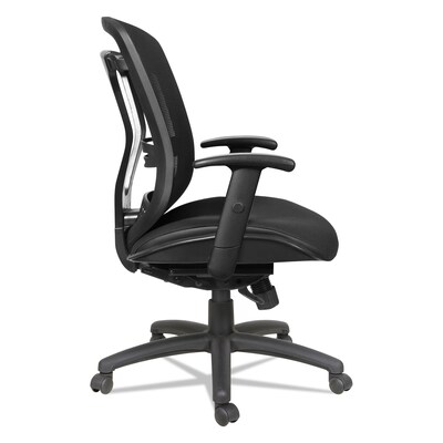 Alera® Eon Series Height Adjustable Arm Mesh Computer and Desk Chair, Black (ALEEN4217)
