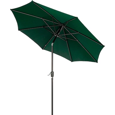 Global Industrial Outdoor Umbrella with Tilt Mechanism, Olefin Fabric, 8-1/2W, Green (695329)