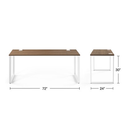 Union & Scale™ Workplace2.0™ 72"W x 24"D Writing Desk, Pinnacle (UN57477)