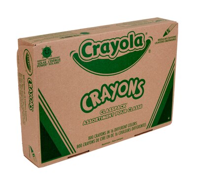Crayola Classpack Crayons, 800/Box (52-8016)
