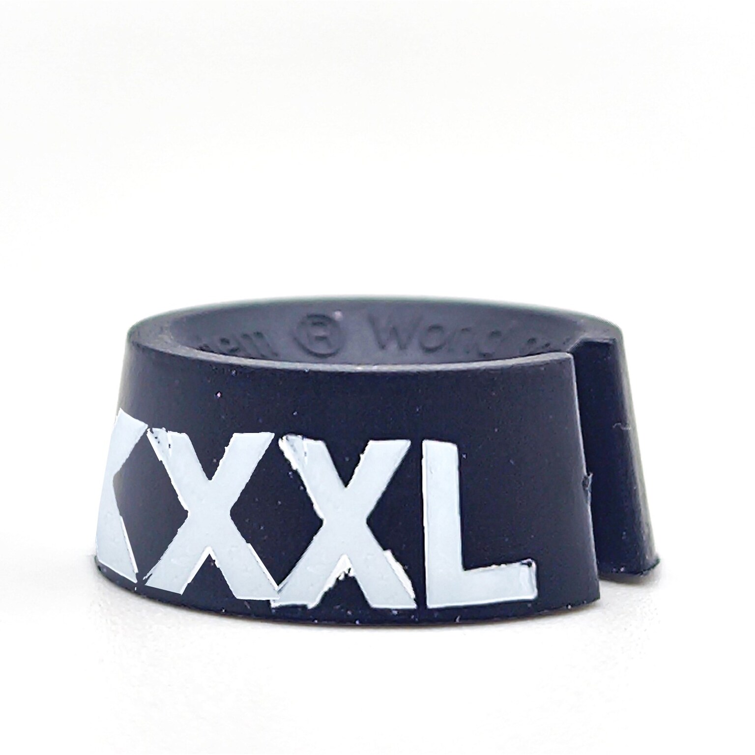 National Hanger Plastic Size Marker, XXXL, Black/White, 25/Pack (SM25XXXLBW)