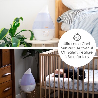 Crane Drop Ultrasonic Cool Mist Humidifier White (EE-5301W)