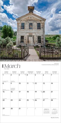 2026 BrownTrout Big Sky Country Montana Places 12" x 12" Monthly Wall Calendar (9798330702466)
