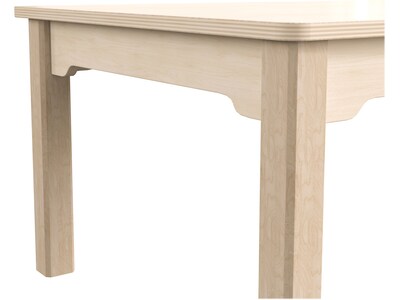 Flash Furniture Bright Beginnings Hercules Rectangular Table, 47.25" x 23.5", Beech (MK-ME088010-GG)