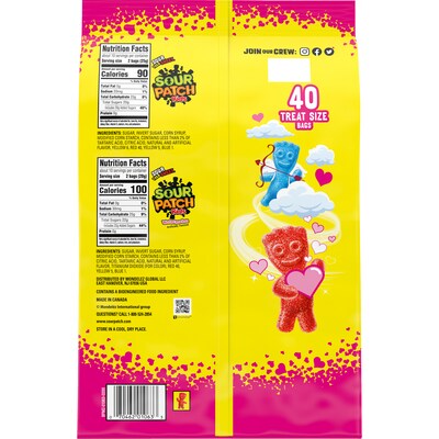 Sour Patch Kids Valentine's Assorted Gummy Candy, 18.69 oz. (MOZ01063)