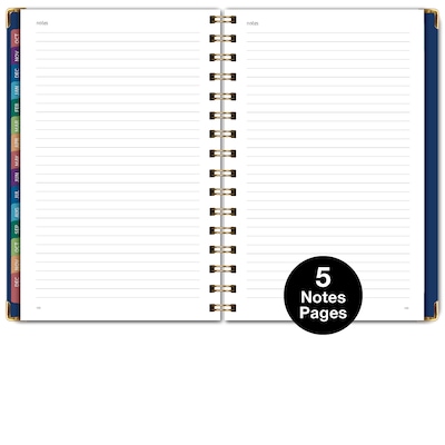 2027 Excello Brands 6" x 8" Weekly & Monthly Standard Planner, Paperboard Cover, Dragonflies (FSHN-CY27-58-59)