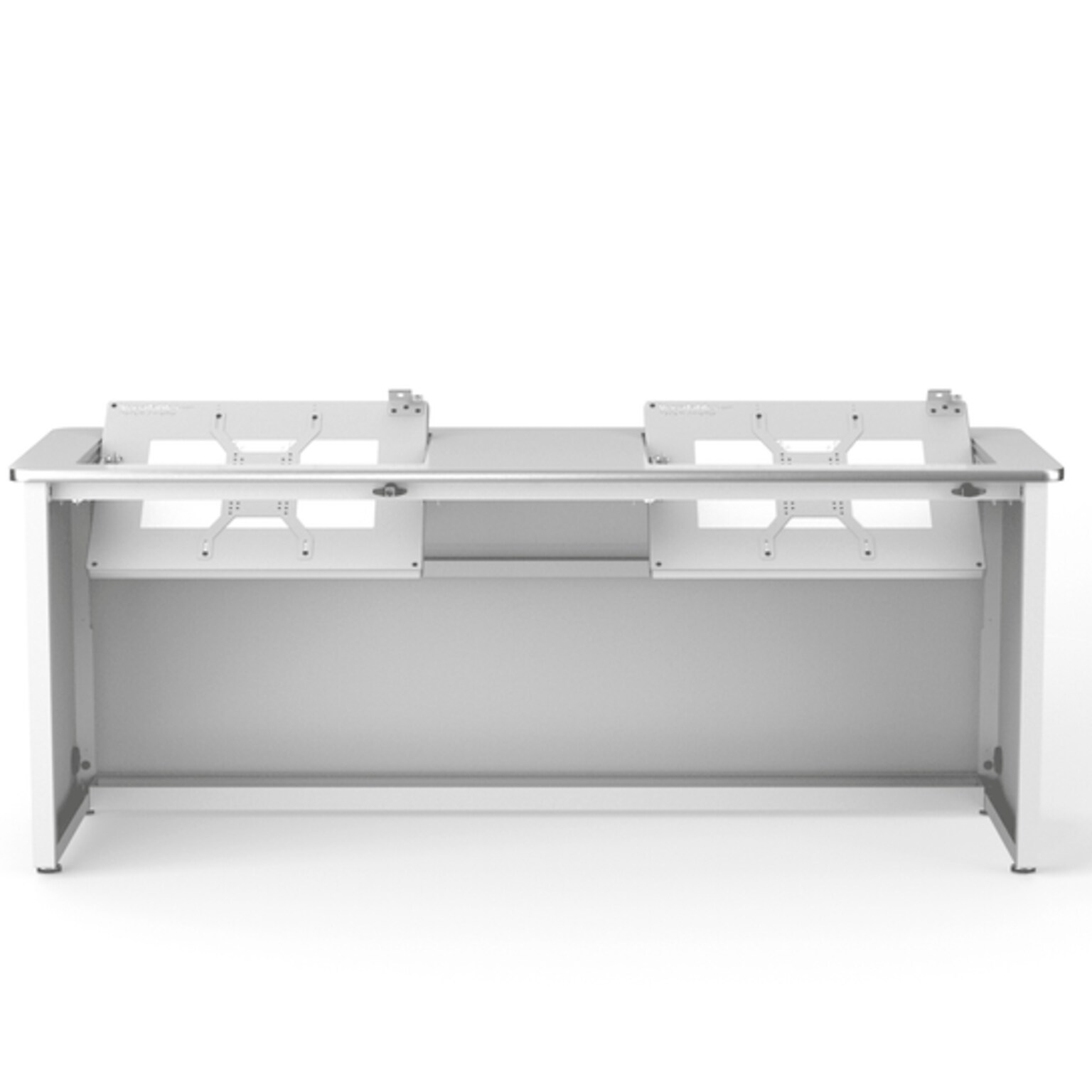 VersaDesk Enclosed Revolution 72W Computer Desk, White (RSD7224-WW)
