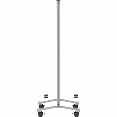 Lorell Adaptable Panel Legs for 50"H Configuration, Silver (LLR90272)