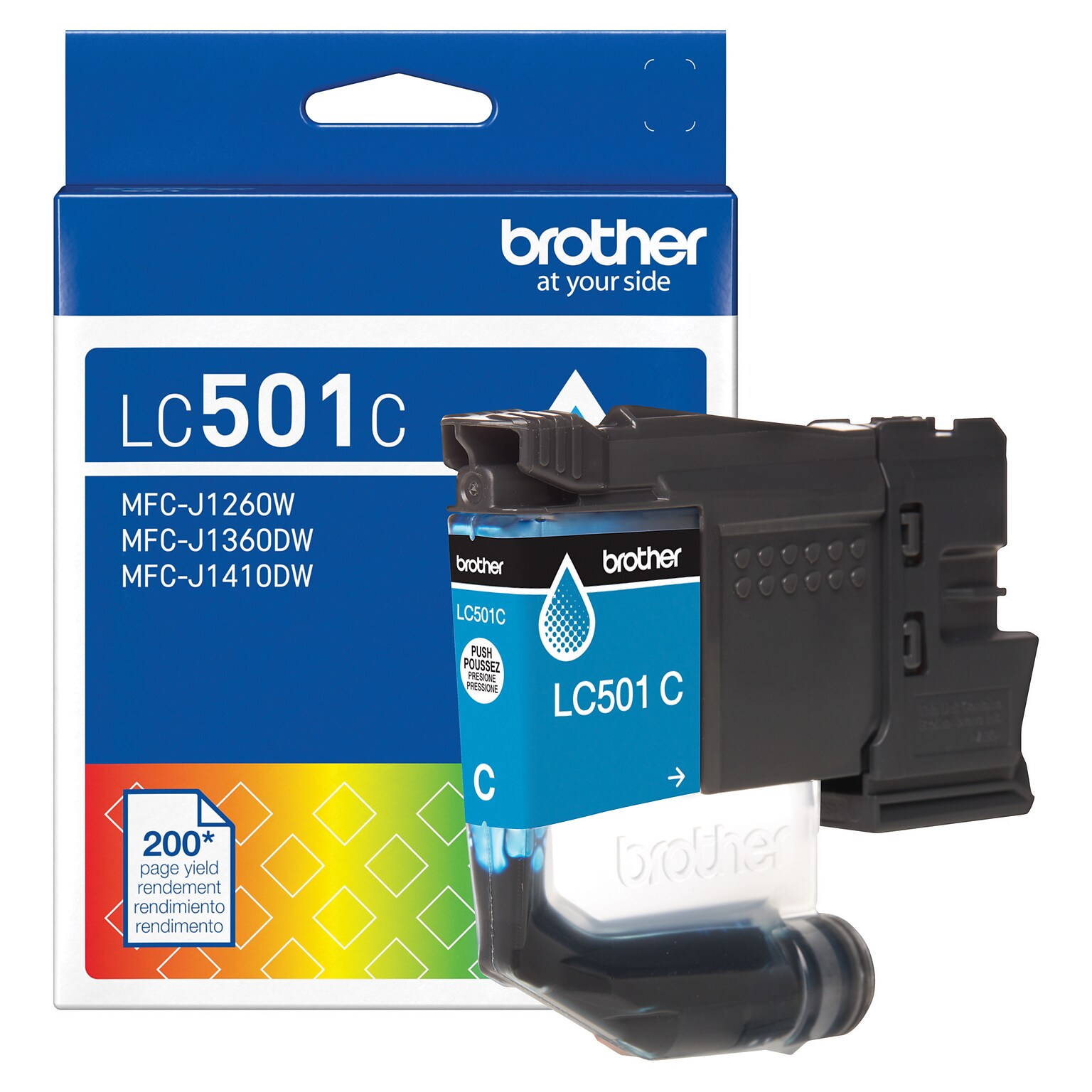 Brother LC501 Cyan Standard Yield Ink Cartridge (LC501CS)