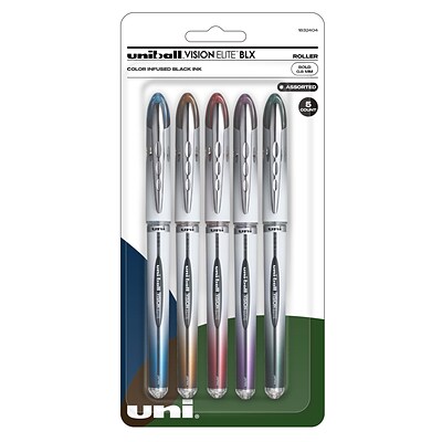 UPC 070530004670 product image for uni-ball uniball Vision Elite BLX Rollerball Pens, Bold Point, 0.8mm, Assorted C | upcitemdb.com