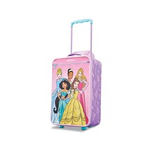 American Tourister Disney Kids Princess Polyester Carry-On Luggage, Multicolor (139451-2093)