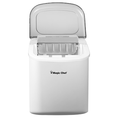 Magic Chef Portable Countertop Ice Maker, 27 Lbs. per Day, White (MCIM27W)
