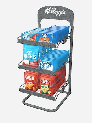 Kelloggs Breakroom Solution Snack Rack with Variety Snack Mix (KEE12021)