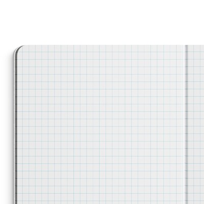 Staples Composition Notebook, 7.5 x 9.75, Graph Ruled, 80 Sheets, Black/White (ST55072)