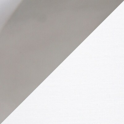 Simple Designs Glass Table Lamp Fabric Shade, Smoke with White Shade (LT2064-SMW)