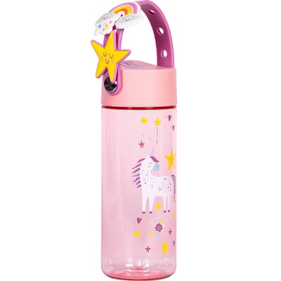 Elemental Splash Charm Plastic Water Bottle, 18 oz., Unicorn (EMLETR18UD32C)