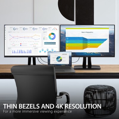 ViewSonic ColorPro 32" 4K Ultra HD 60 Hz LED Monitor, Black (VP3256-4K)