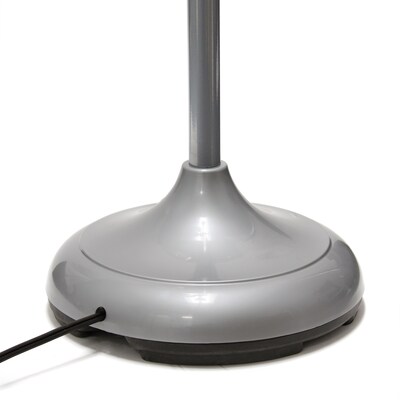 Simple Designs Medusa 67" Silver Floor Lamp with Cone Shades, Multicolored (LF2006-SDM)