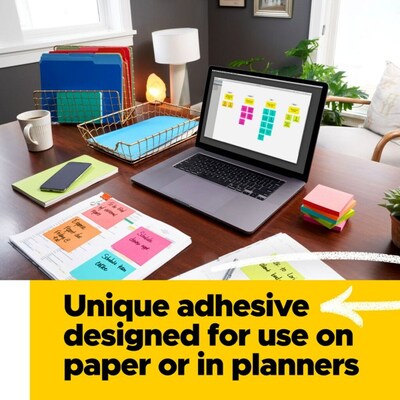 Post-it Pop-up Notes, 3" x 3", Poptimistic Collection, 100 Sheet/Pad, 12 Pads/Pack (R33012AN)