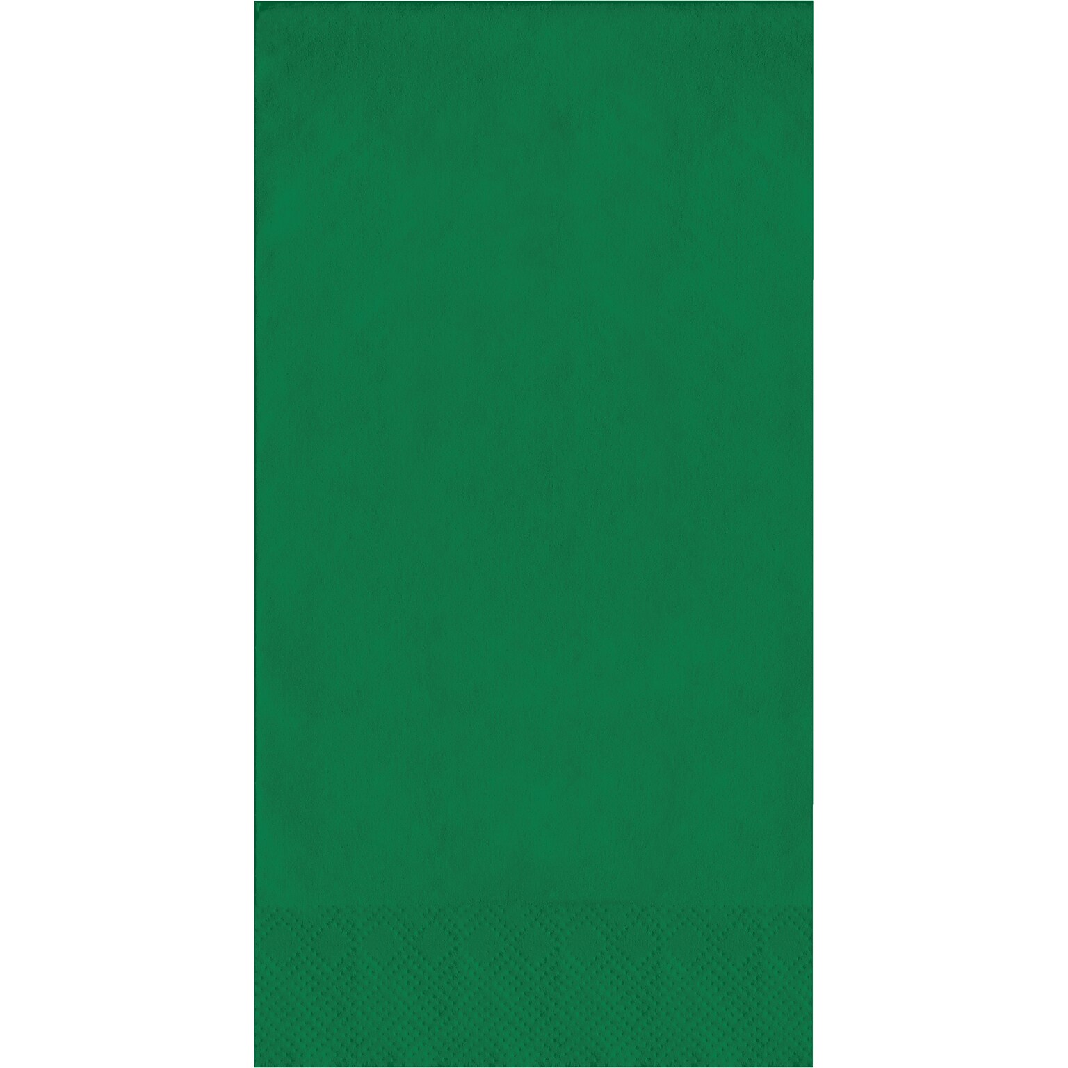 Creative Converting Touch of Color Guest Towels, 3-ply, Emerald Green, 192/Carton (95112)