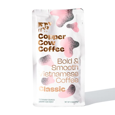 Copper Cow Coffee Classic Vietnamese Ground Coffee, 12 oz. (CCW02253)