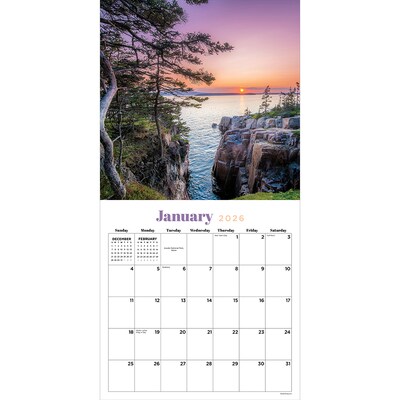 2026 TF Publishing Waters Edge 12 x 12 Monthly Wall Calendar (26-1049)