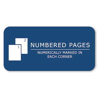 Roaring Spring Paper Products 1-Subject Computation Notebooks, 9.25" x 11.75", Graph Ruled, 76 Sheets, Red (77648)