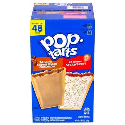 Red Bull Energy Drink Original & Poptarts Brown Sugar Cinnamon Variety Pack, 2/Pack (600-04173)