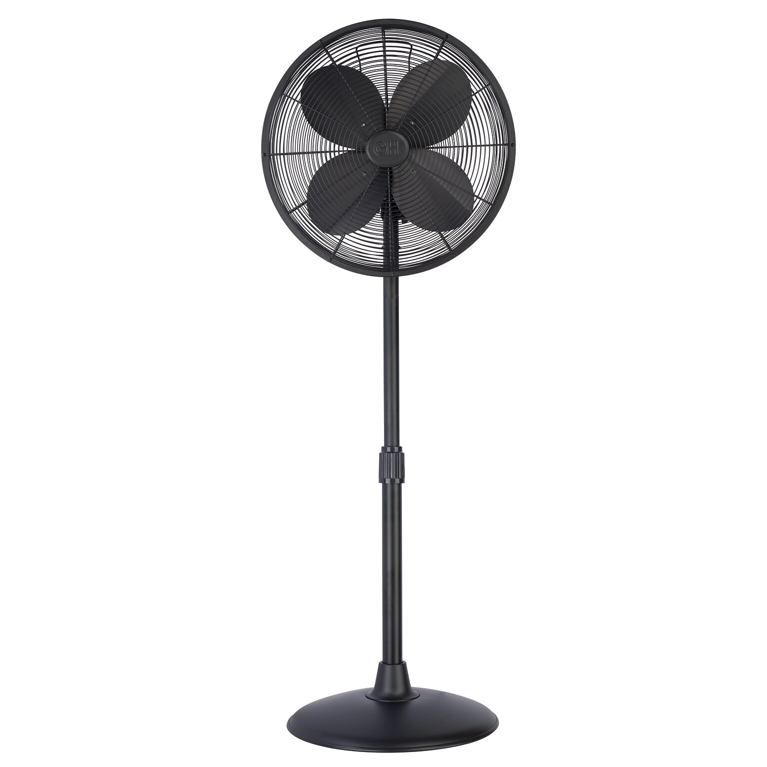 Good Housekeeping 3-Speed Oscillating Pedestal Fan, Matte Black (92654-MB)