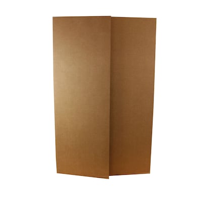 Flipside Tri-Fold Presentation Board, 36" x 48", Corrugated, Assorted Colors, 10/Pack (30045-10)